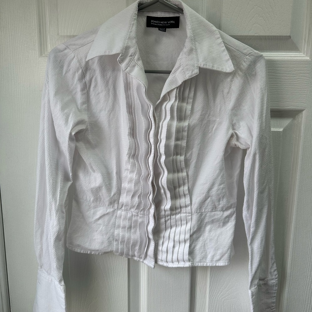 Jones New York White Button Down